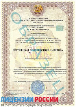 Образец сертификата соответствия аудитора Юрга Сертификат ISO 13485